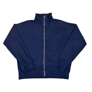 Lady White Co. Full Zip Pocket Sweatshirt Men's Medium Minimalist